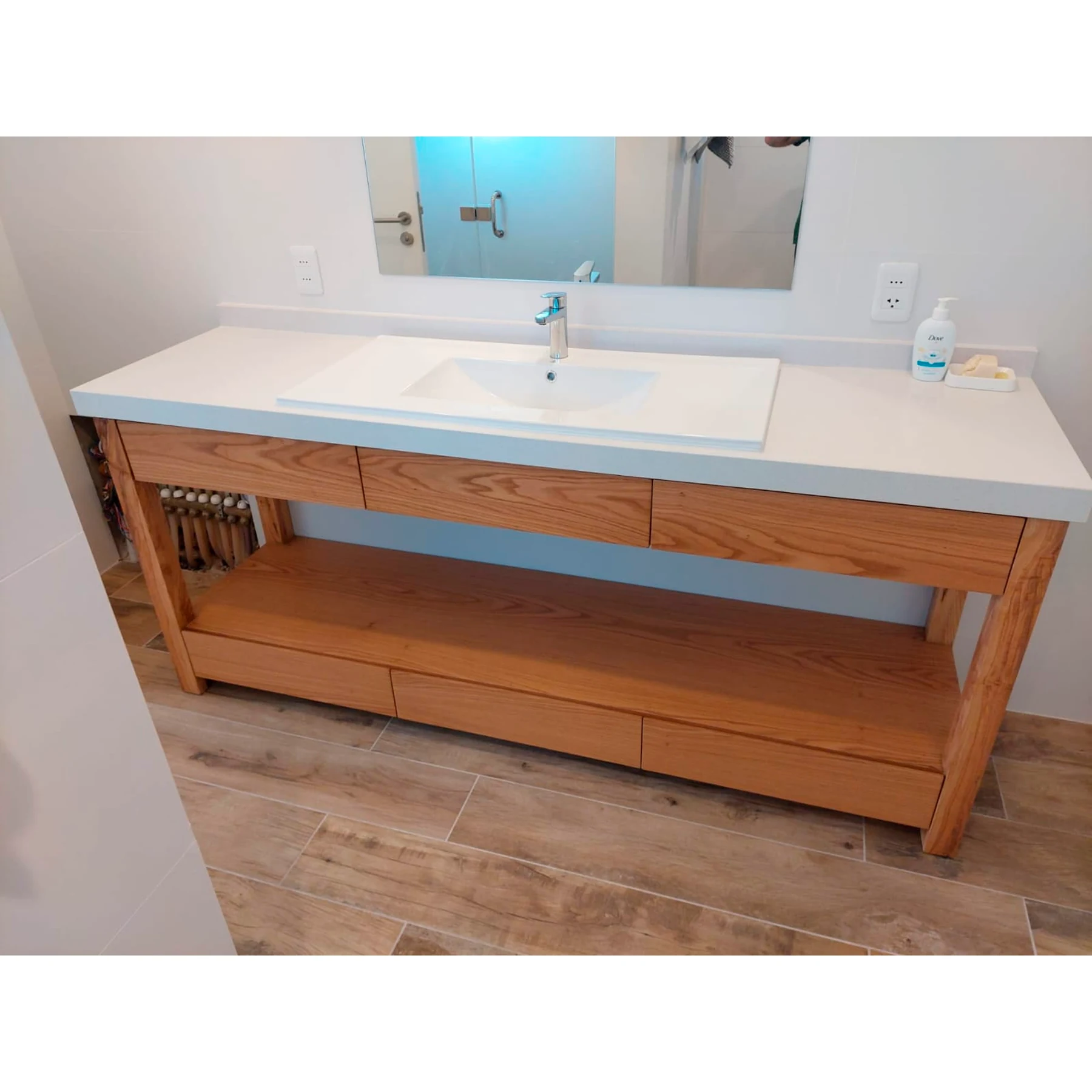 Mueble de baño en roble a medida - Imagen 4